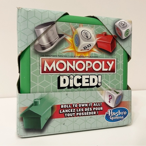 Hasbro Monopoly Diced Fast Paced Dice Game - Picture 10 of 11